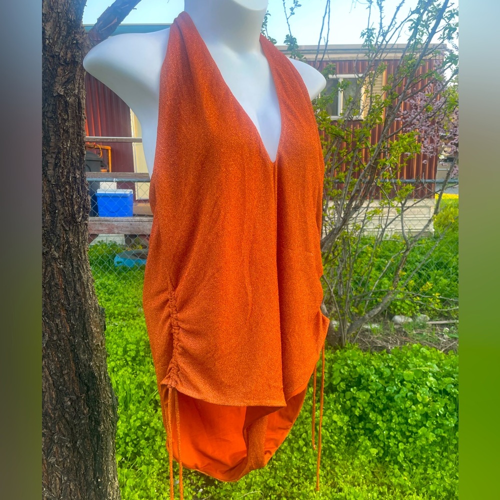 Plus Size Rust Orange ASOS Bodysuit